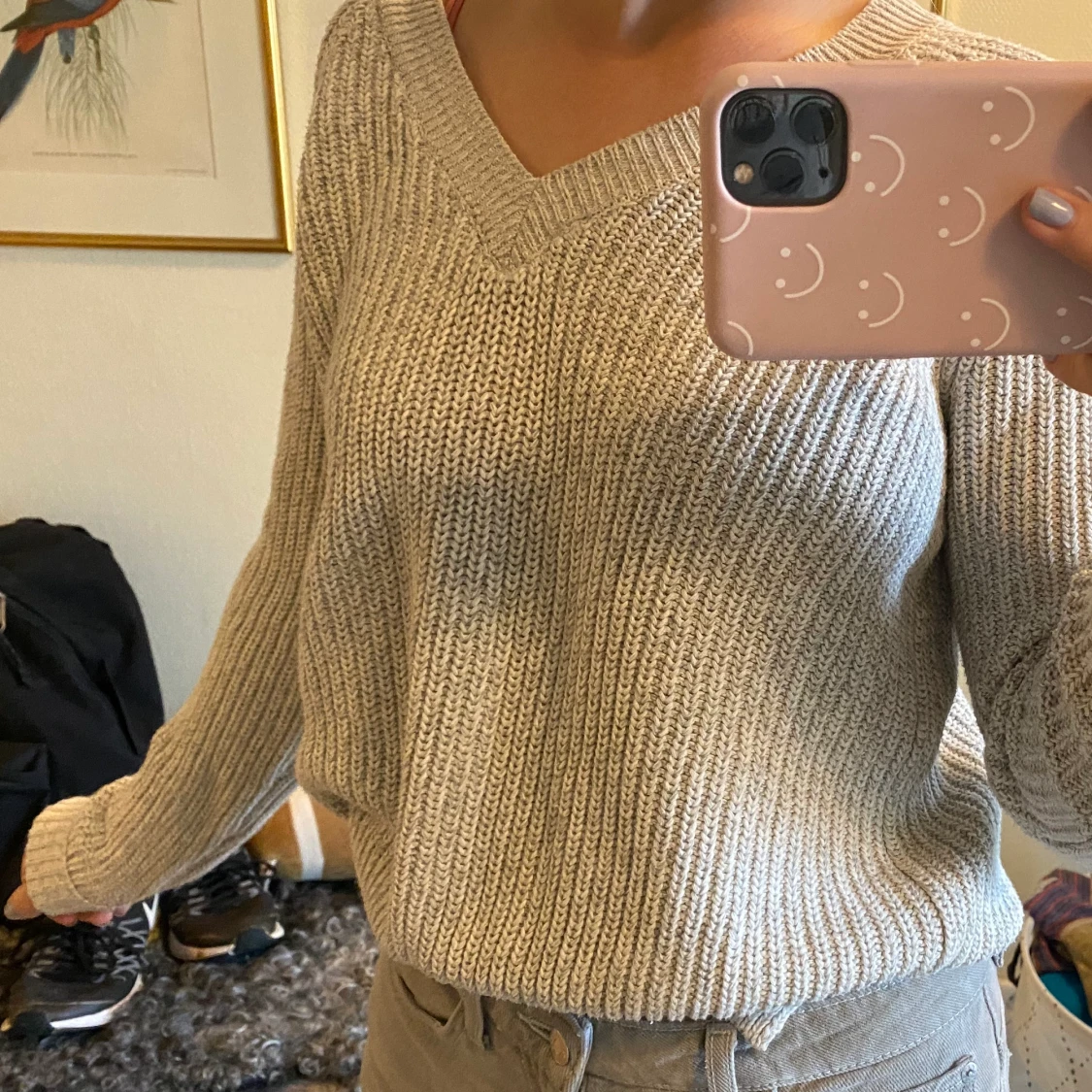 Stickad tröja strl M - 91