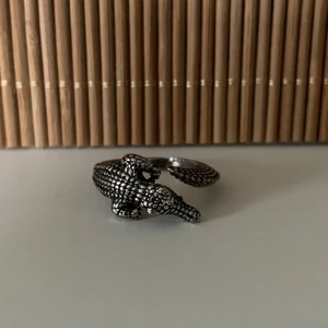 Ring - Silverfärgad ring som är hur cool som helst! 🐊 Unisex men justerbar!! 