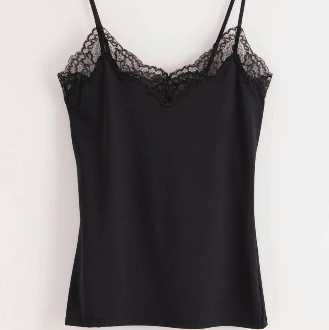 linne i silke, med spets - 90