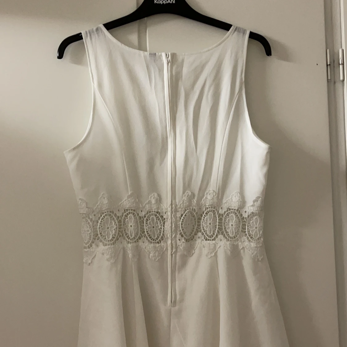 Vit sommarklänning / student klänning - 90