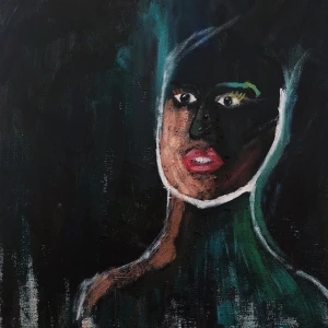 Tavla - Säljer tavlan ”empty soul”, 30x40cm, 300kr. Målad på canvas med akryl, finns i örebro och kan ev. skickas, isåfall står köparen för frakten! 