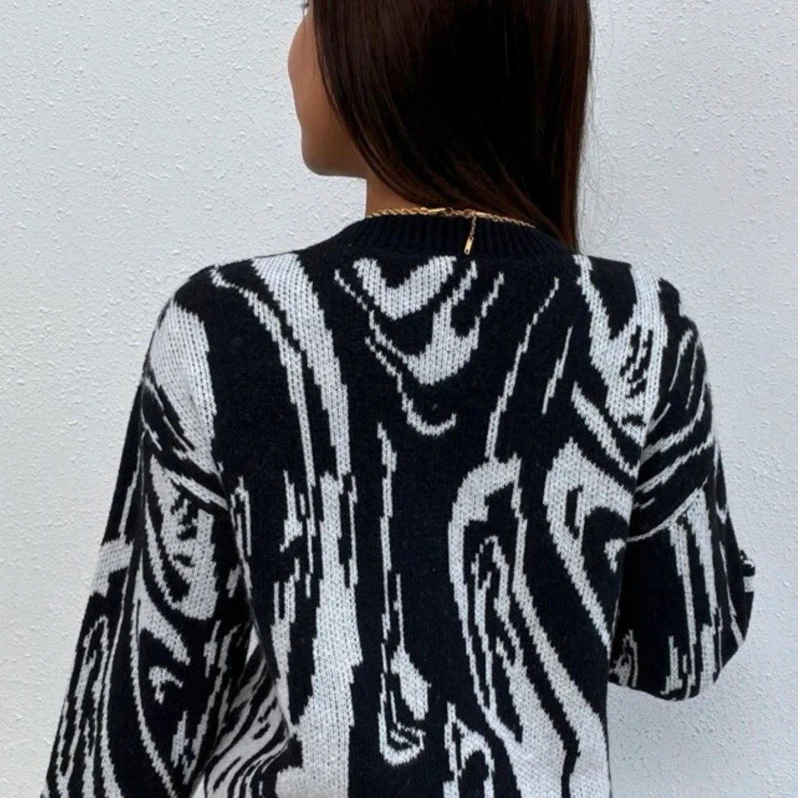 Stickad tröja  - 90