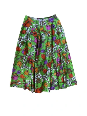 Balenciaga - Balenciaga Spring 2017 Stretchy floral midi skirt  Sz fr40 Rrp 995€