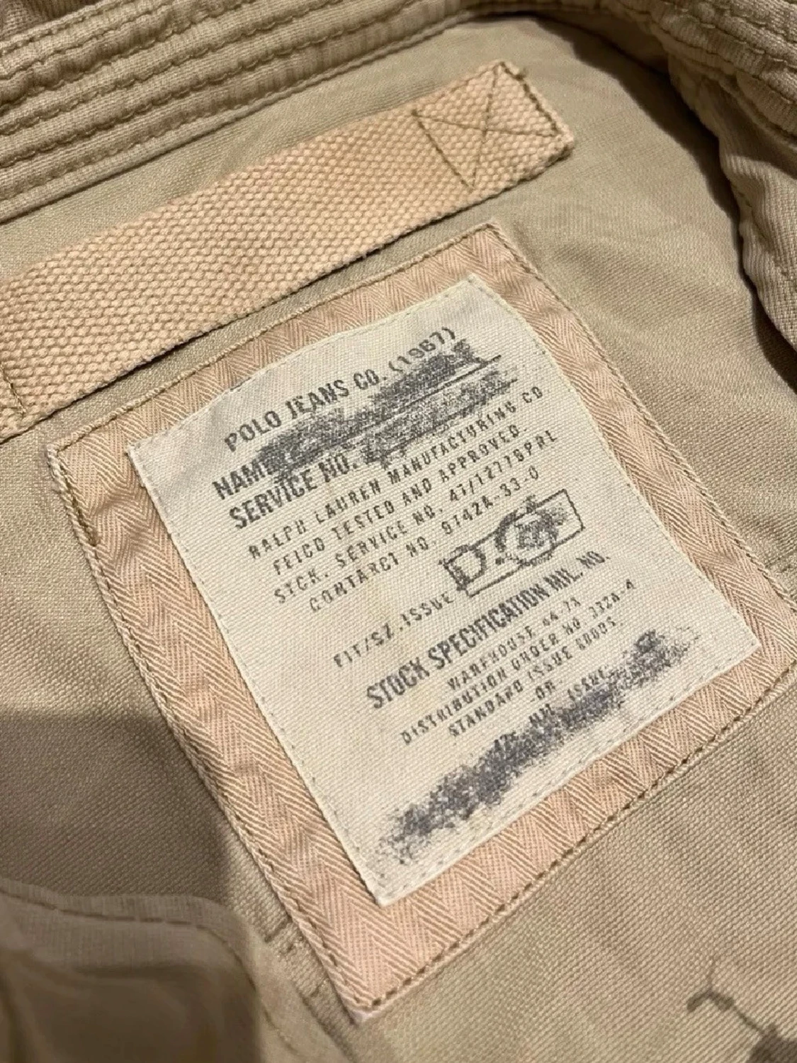 Beige utilityjacka från Polo Jeans Co. - 1