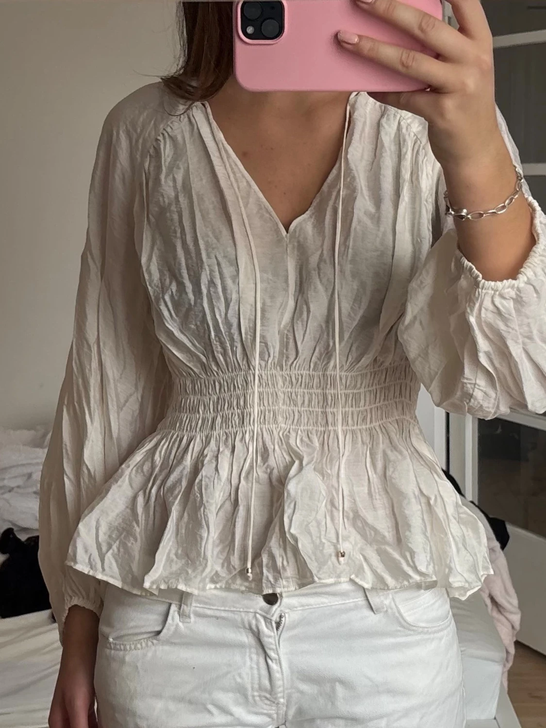 Vit blus  - 1
