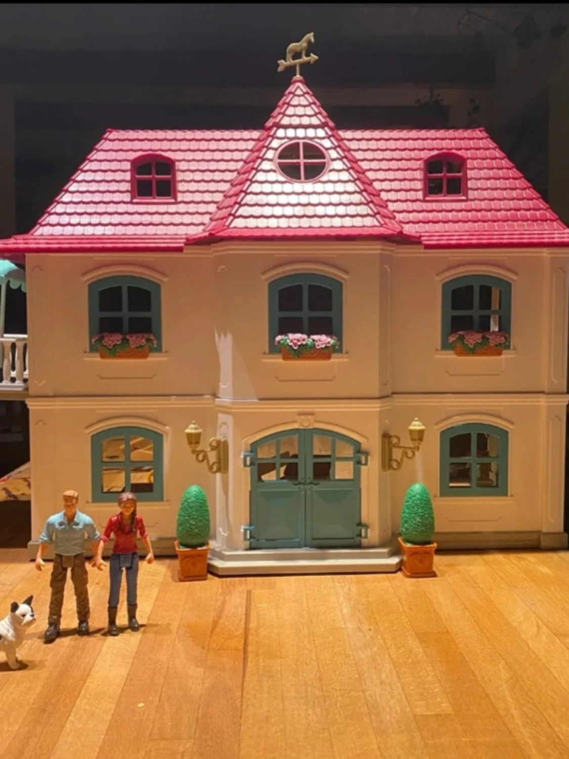 Leksaksstall med hästar och ryttare - 3