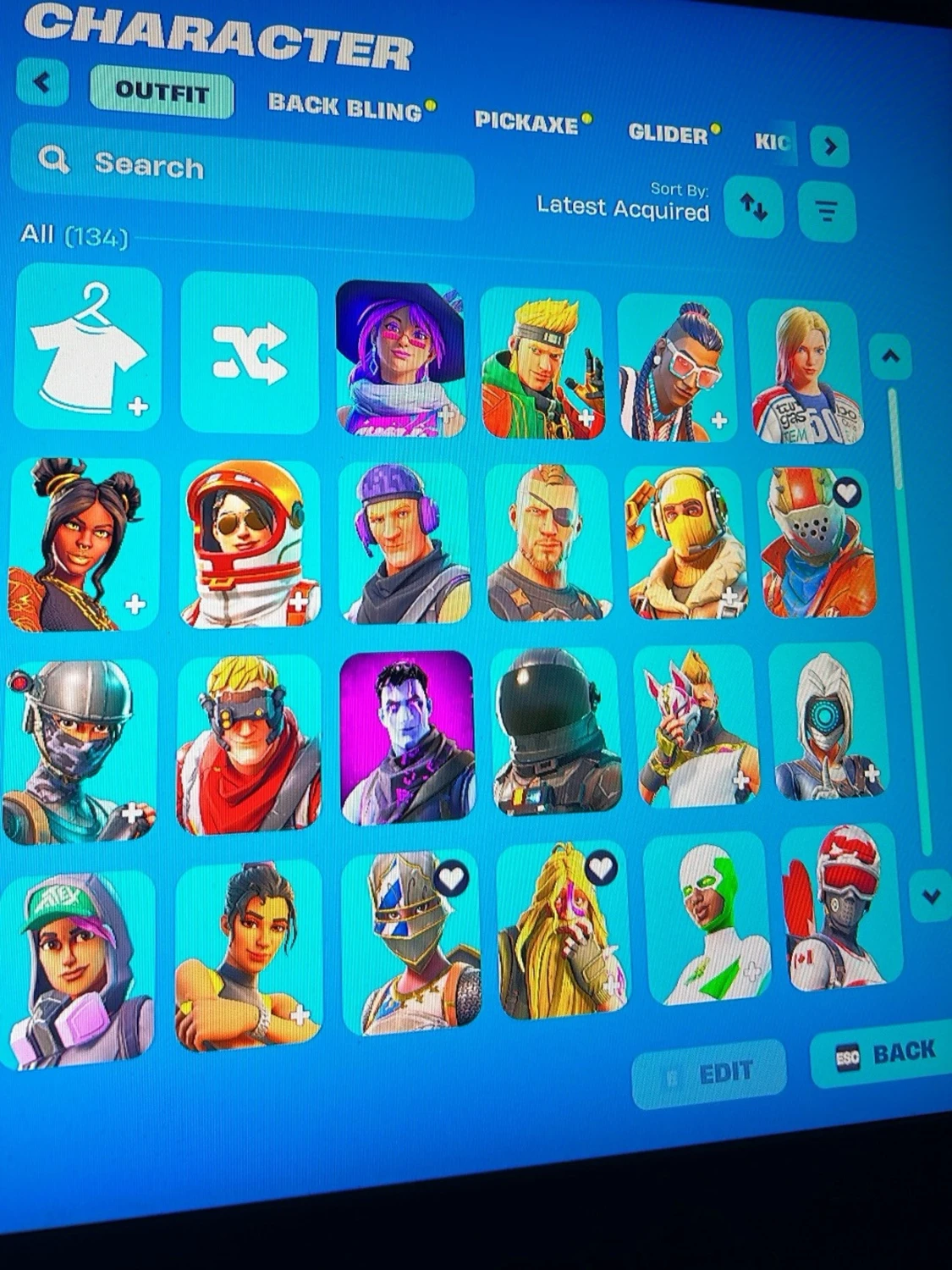 Fortnite konto