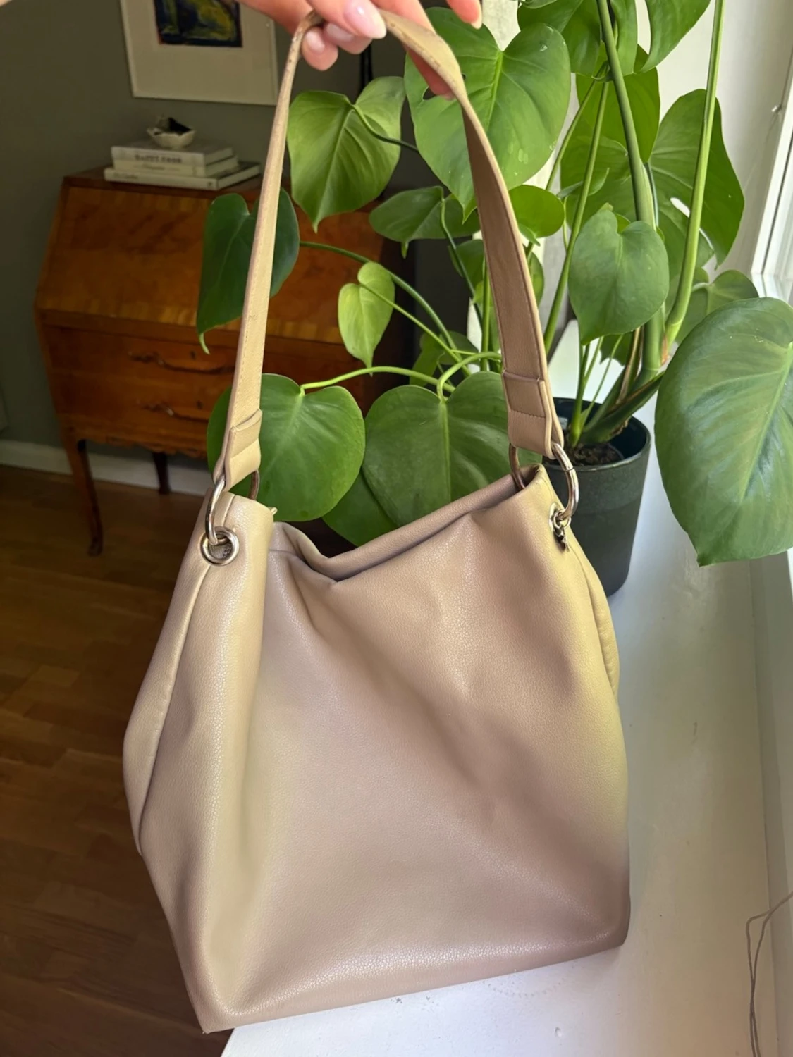 Beige handväska