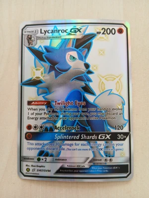 Lycanroc GX Pokémonkort  - Lycanroc GX Pokémonkort 