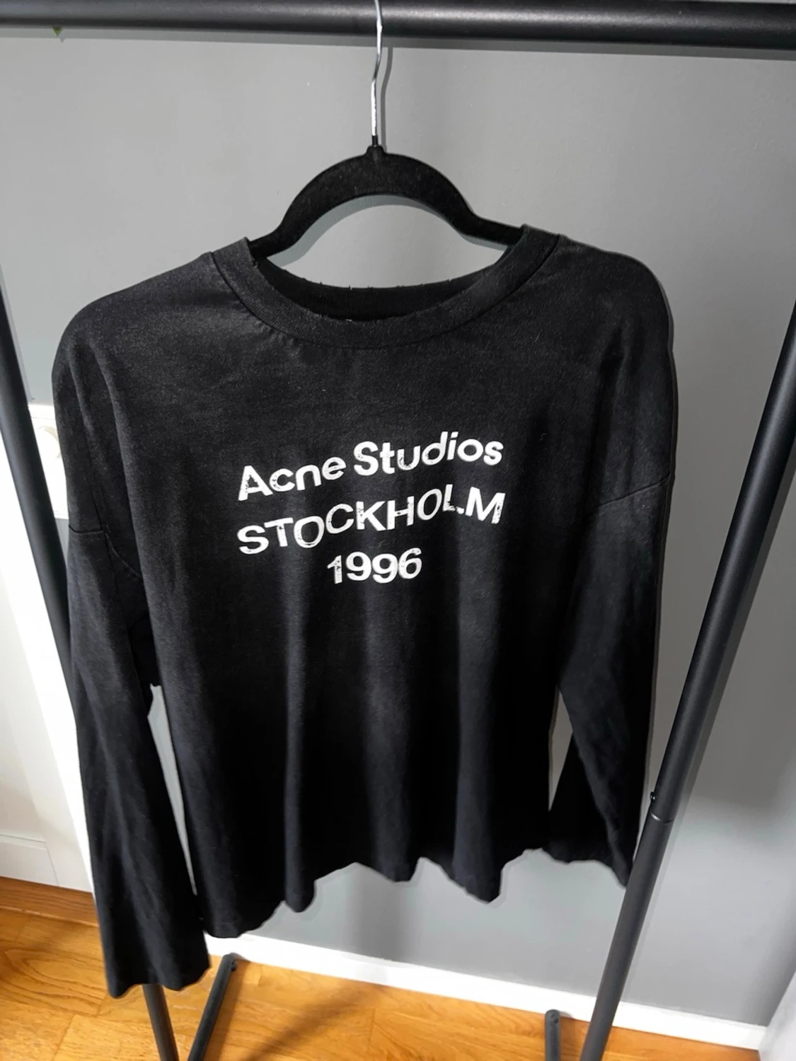 Svart långärmad topp Acne Studios - 1