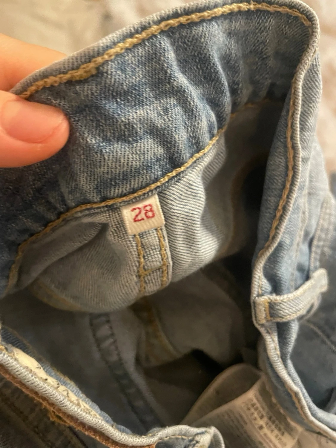 Ljusblå raka jeans från Levi's - 6