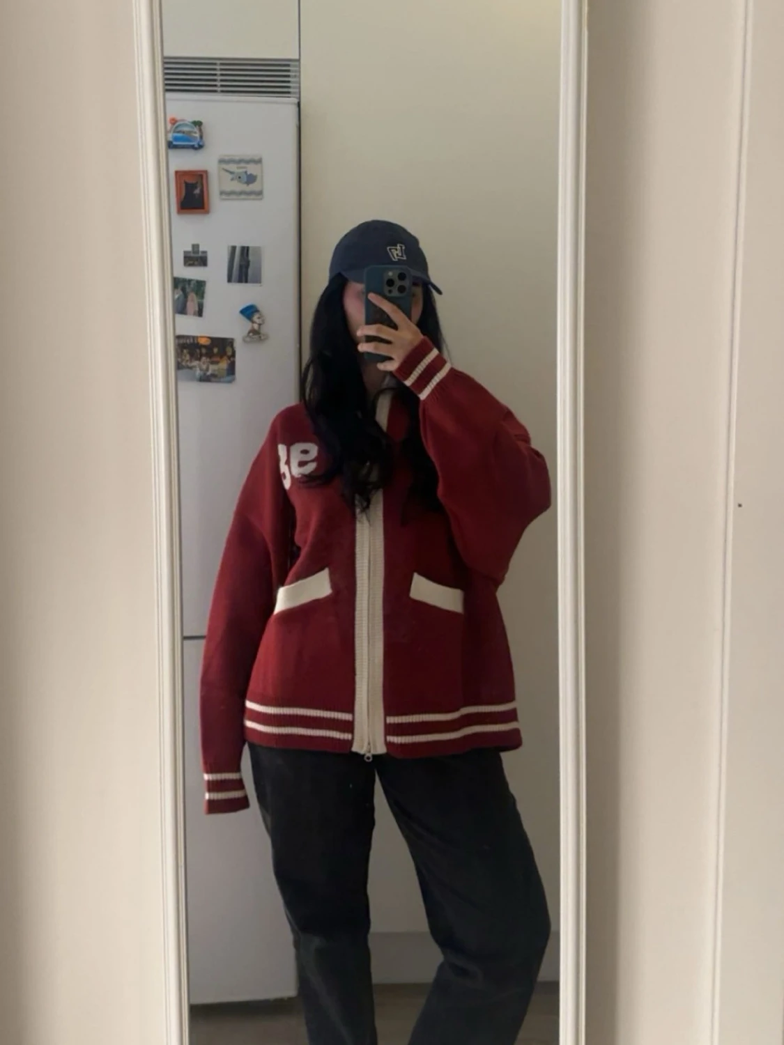 98 Varsity Zip Up Sweater