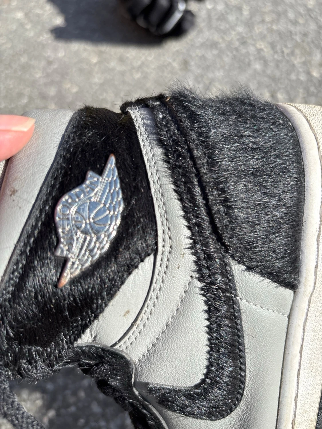 Nike Air Jordan 1 High svart/vit - 3