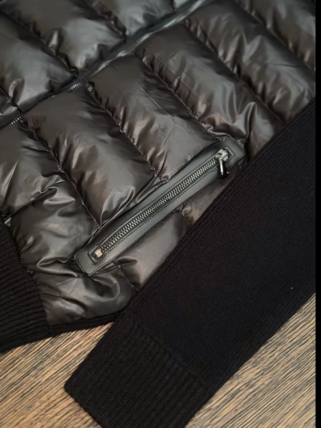 Marcél Classic 02 Hybridjacka – Svart | Avtagbar Luva | Ny Med Prislapp - 2