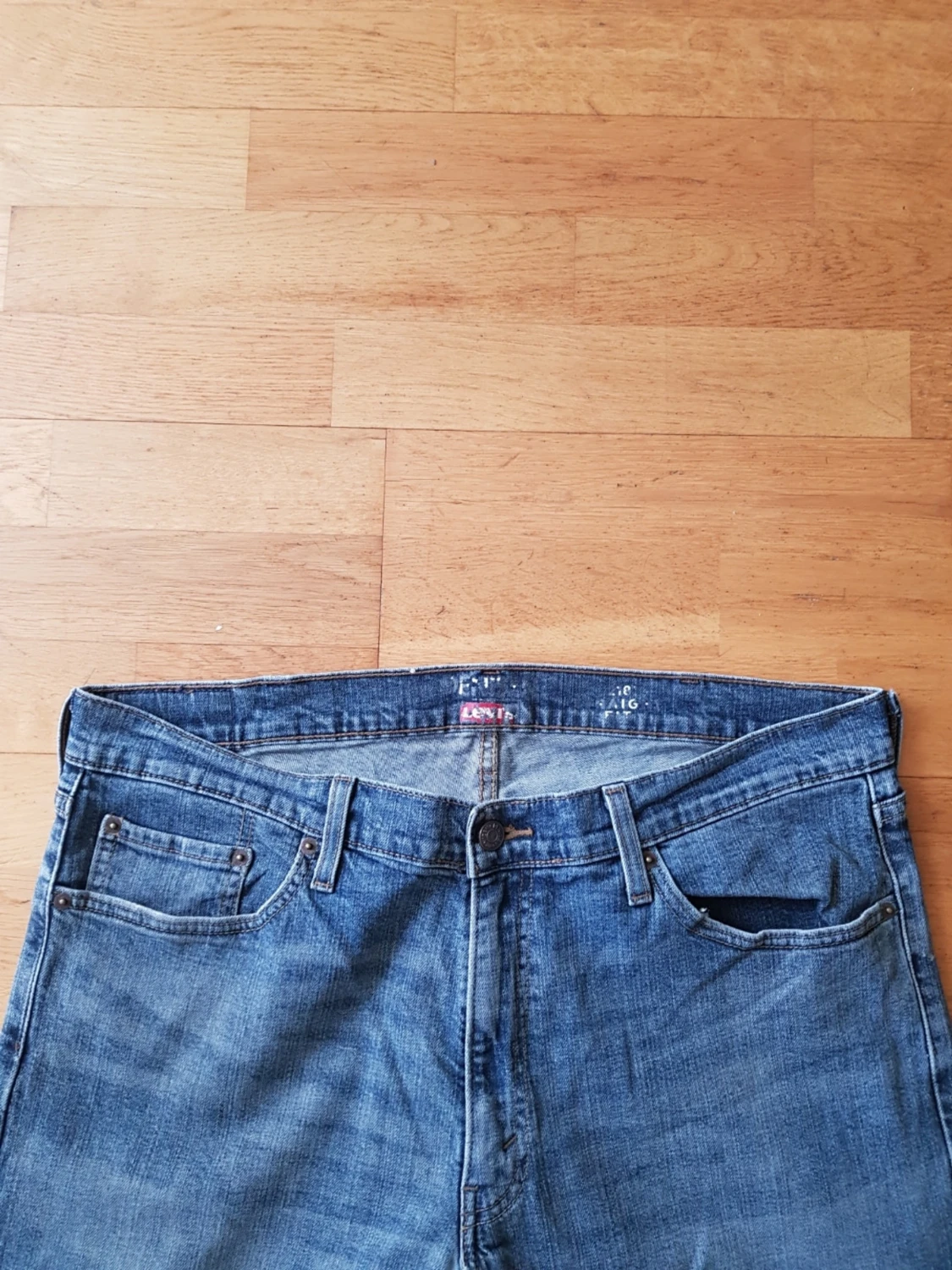 Blå raka jeans från Levi's Denizen - 5
