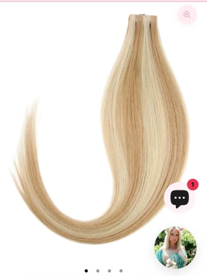 Löshår  - Säljer 5 paket löshår från hellobombshell. Köpte 60cm men är nu 50cm. Sista bilden är hur långt det är nu och jag är 170. Köptes för 8199kr. Det är 3 paket av den ljusa och 2 paket av den slingade. Haft det i 8 månader och det håller mellan 2-4 år. Säljer för 3000kr