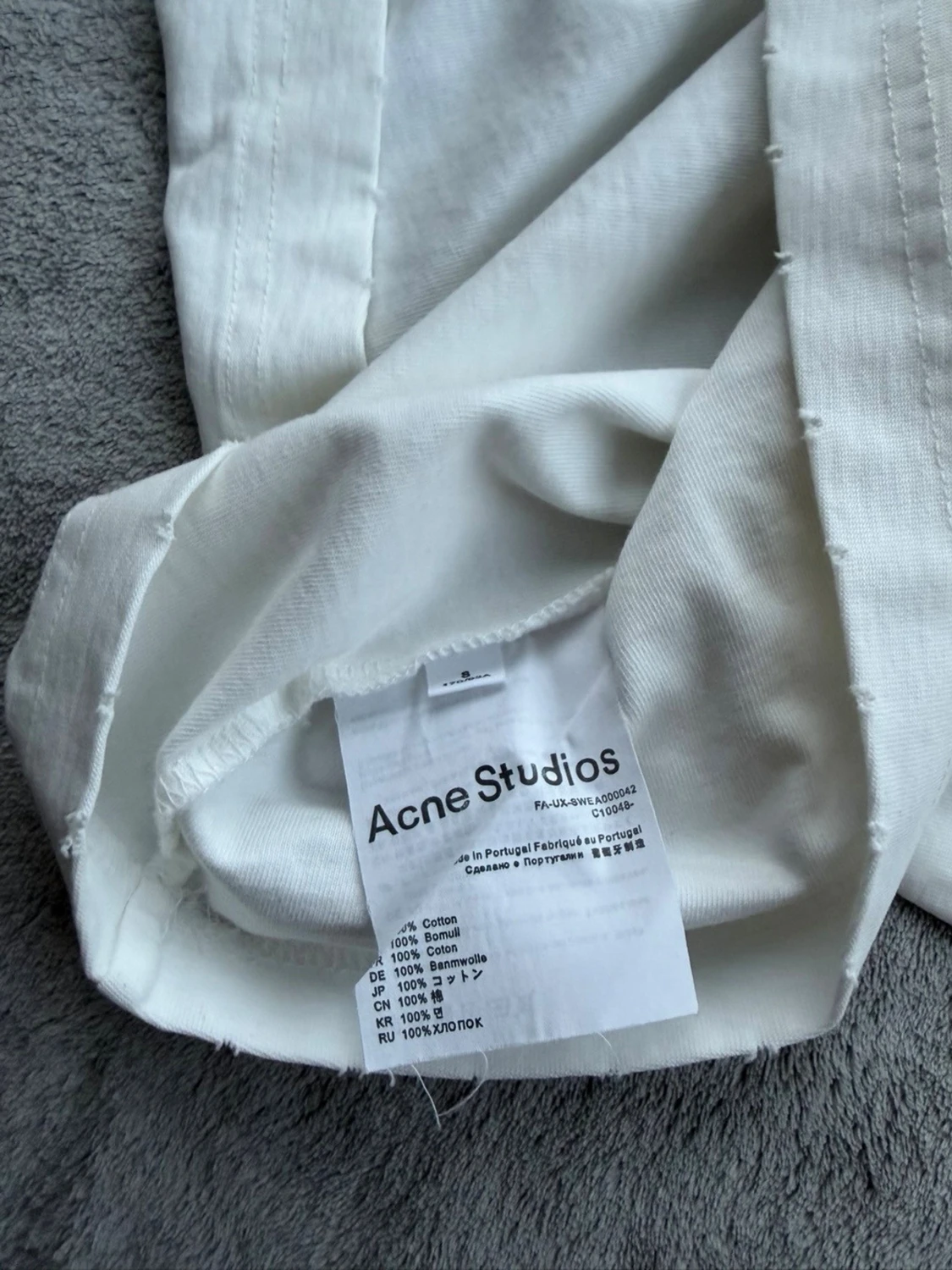 Acne Studios Stockholm 1996 T-Shirt – Cream - 4