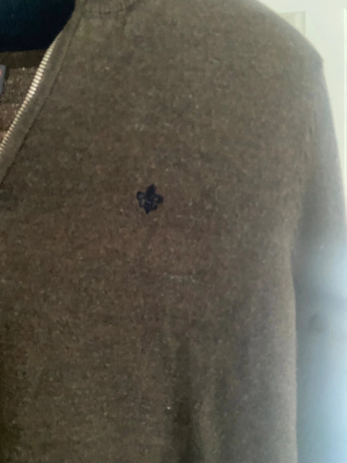 Mörk grå halvzip tröja från Morris - 1