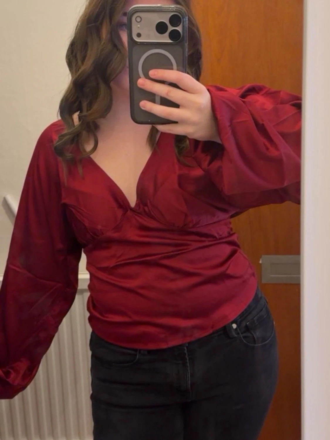 Satin topp - 1