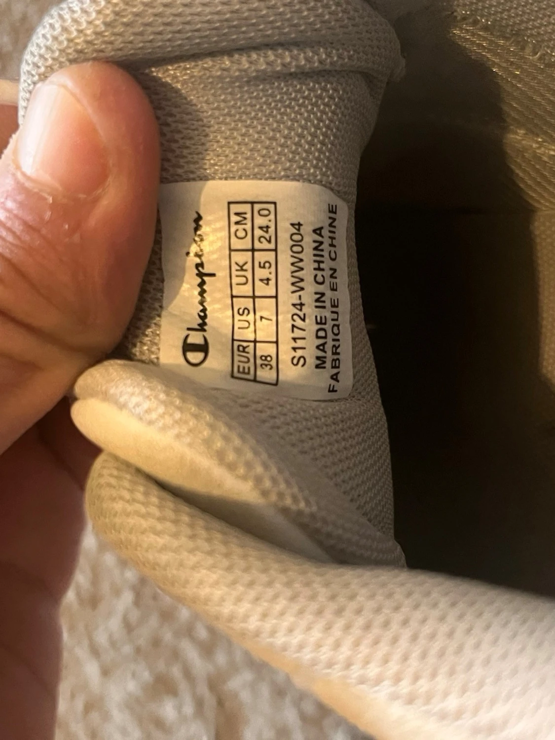 Vita Champion sneakers i läder - 4