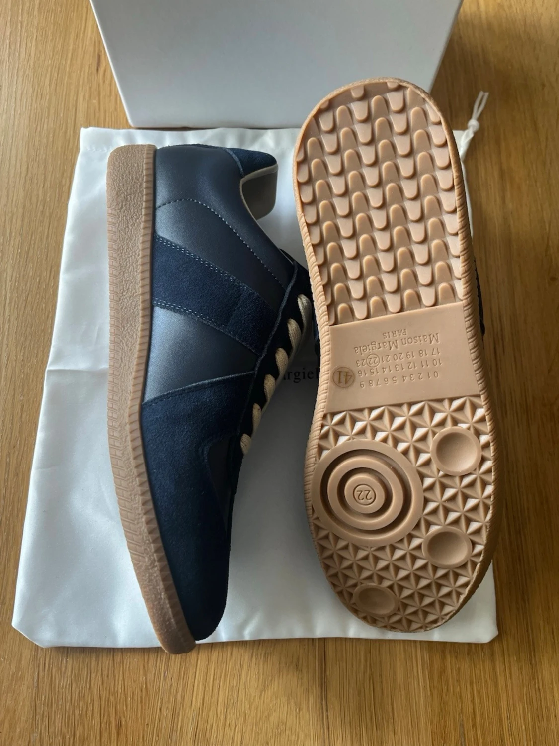 Maison Margiela blå sneakers - 2