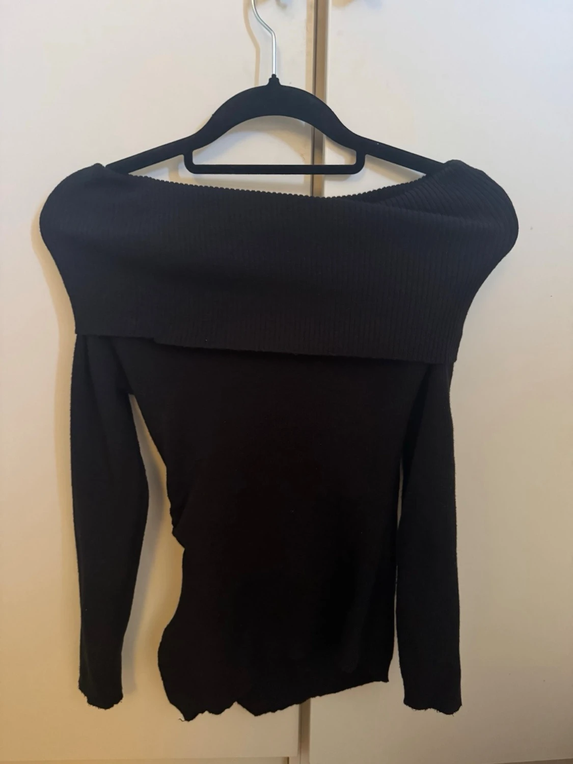Svart offshoulder topp - 1