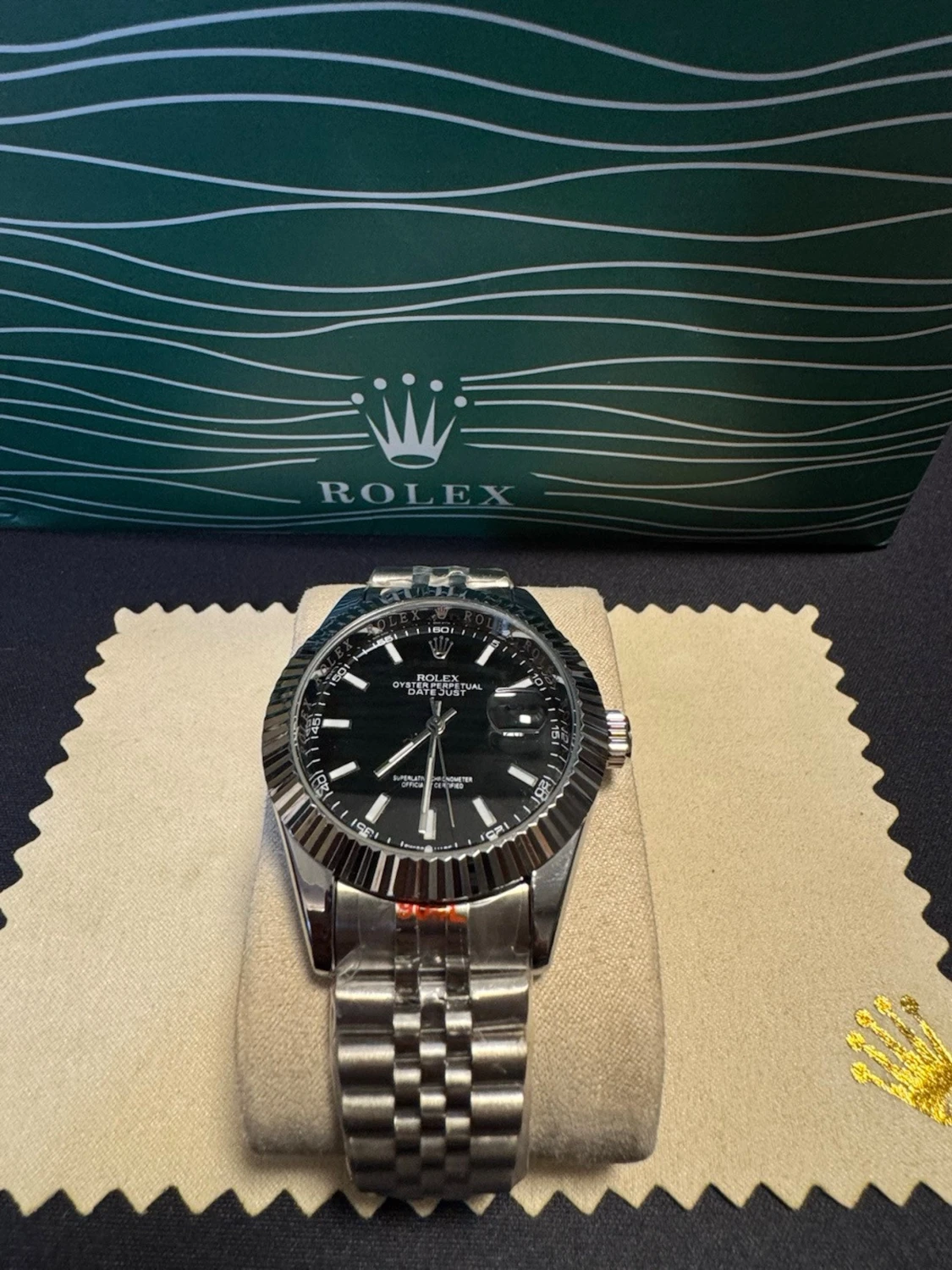 Rolx Role Datejust 41mm Black Dial / O... - 1