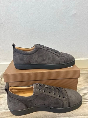 Gråa Louboutin  - Helt nya och oanvända gråa Loubs i storlek 43🤩Allt på bilderna kommer med🔥Bara höra av sig vid frågor och funderingar❓PRIS KAN DISKUTERAS❗️❗️❗️
