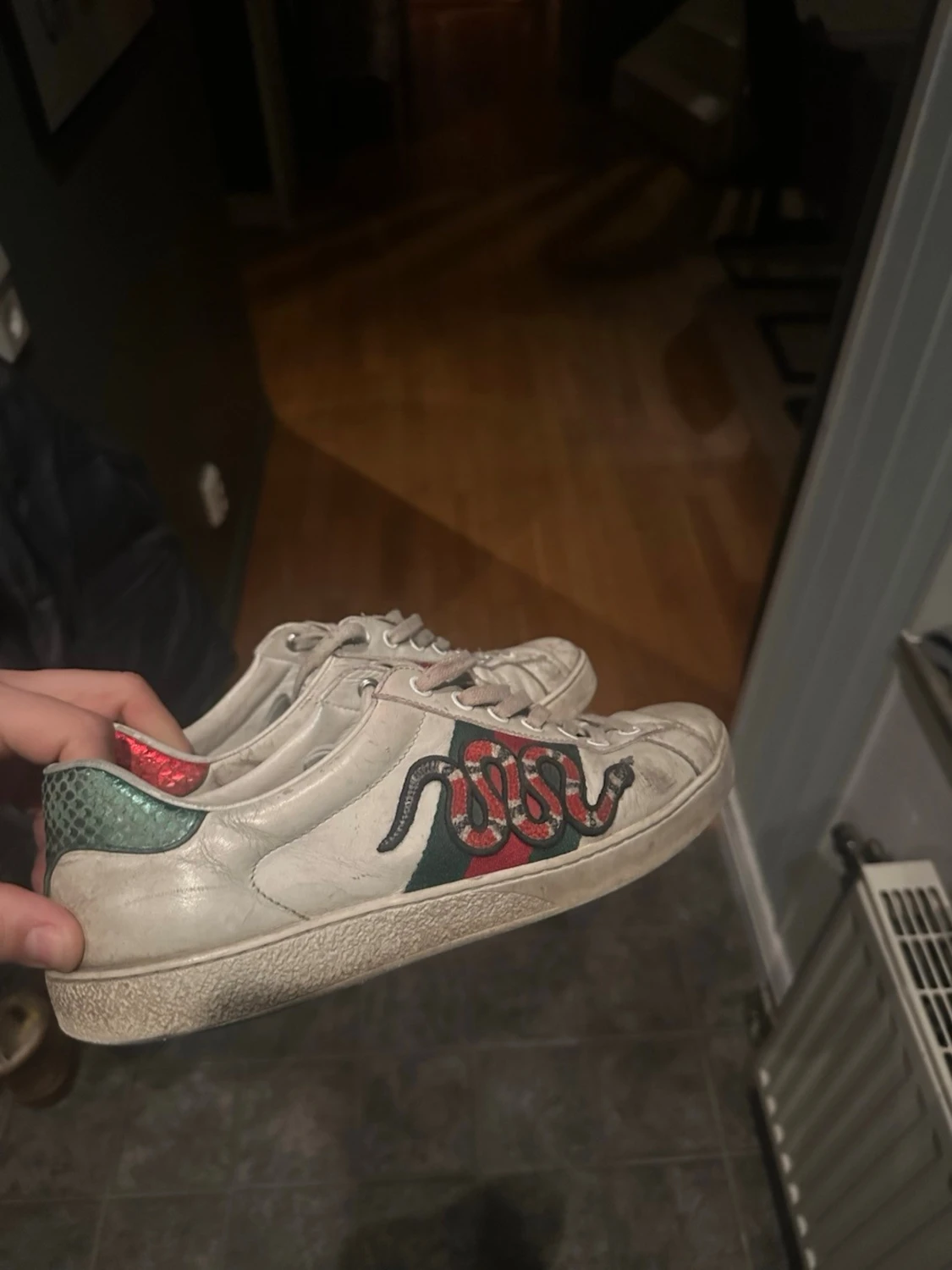 Gucci Ace sneakers med orm