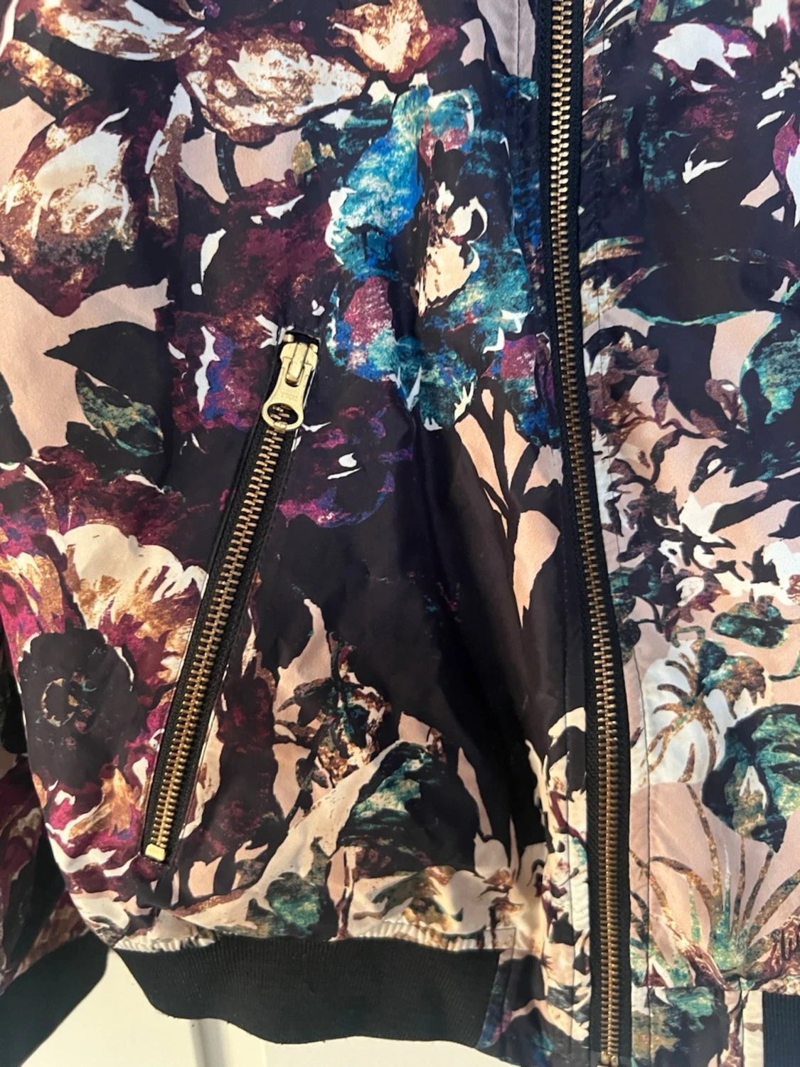 Blommig bomberjacka  - 3