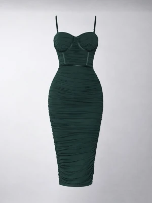 Midi klänning - Använd en kväll, väldigt stretch, passar även storlek M