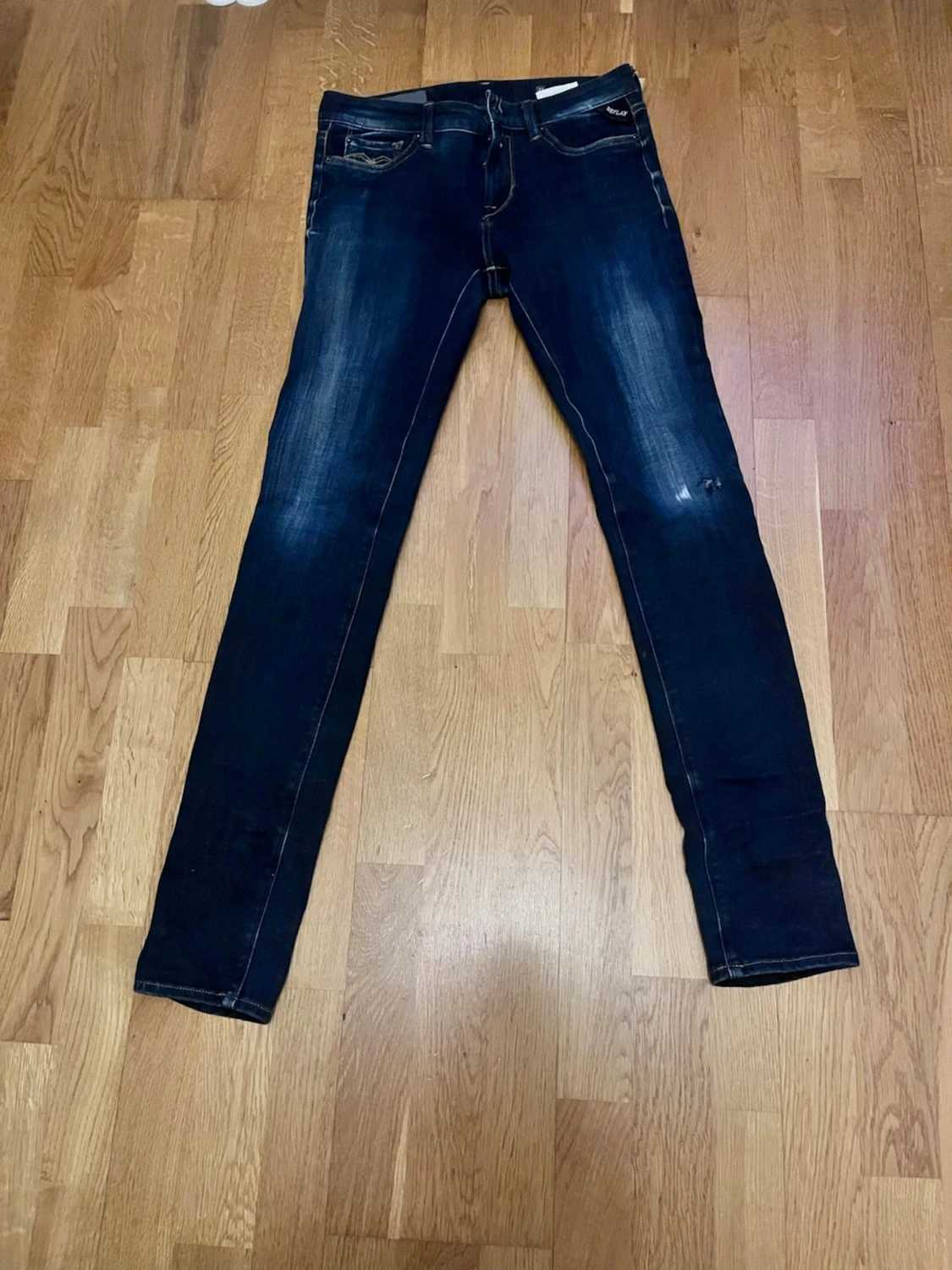 Mörkblå Replay jeans New Luz - 2