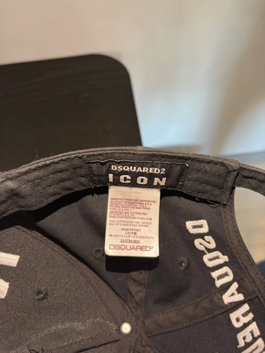 Svart ICON keps från Dsquared2 - 5