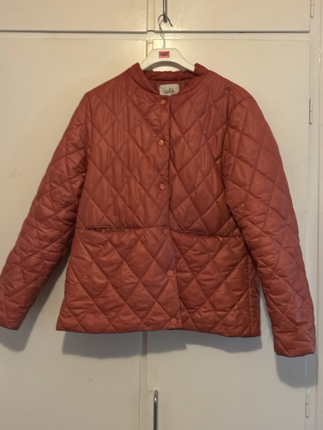 Rostfärgad quiltad pufferjacka Wala - 1
