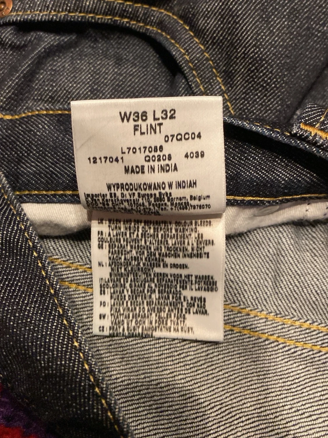 Mörkblå raka jeans från Lee - 2