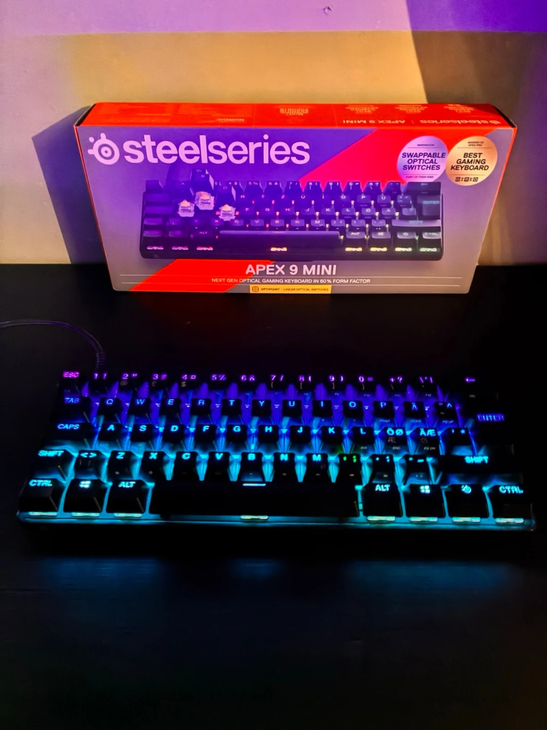 SteelSeries Apex 9 Mini keyboard 60% - 1