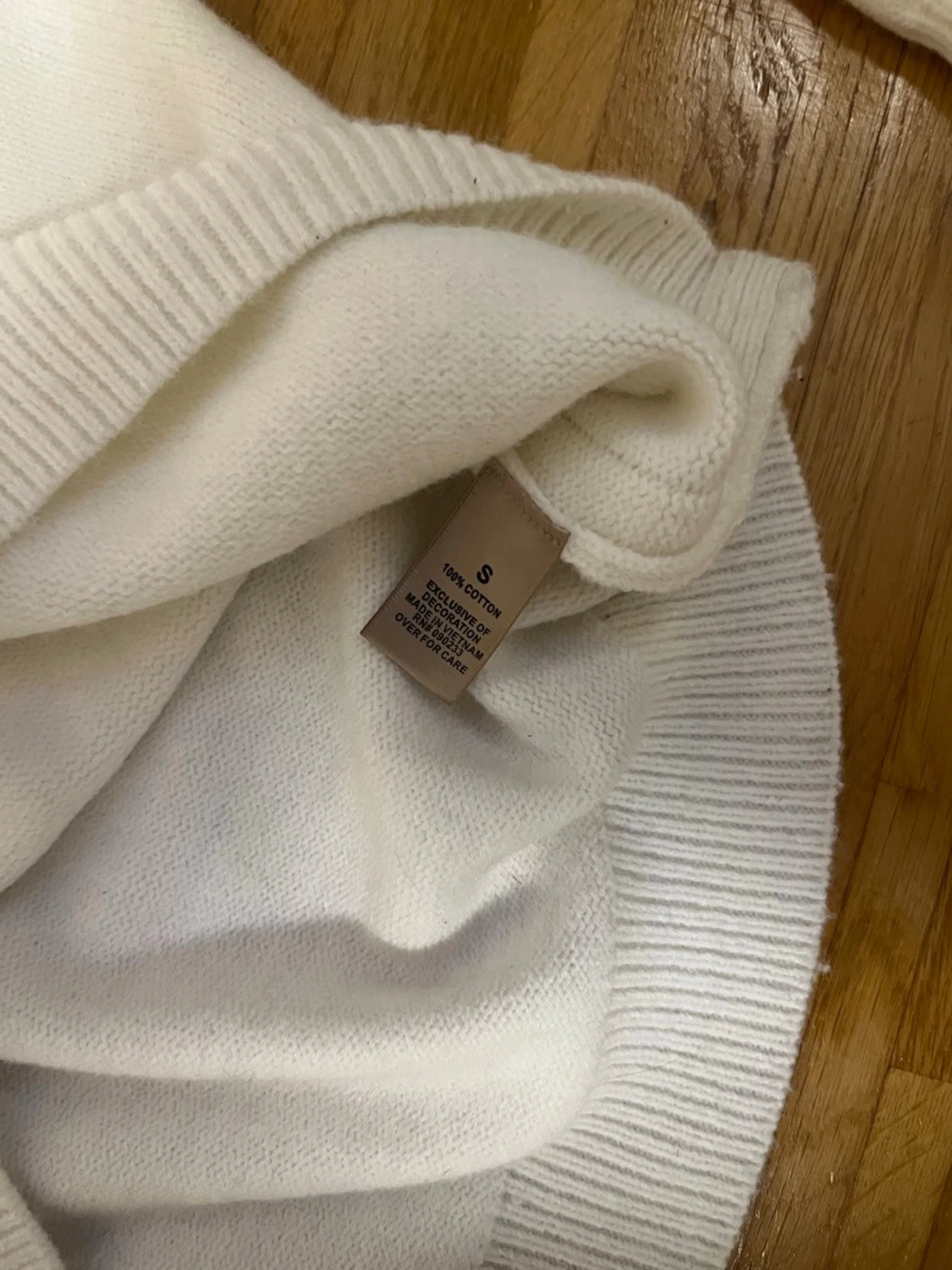 Vit stickad tröja Cole Buxton - 2