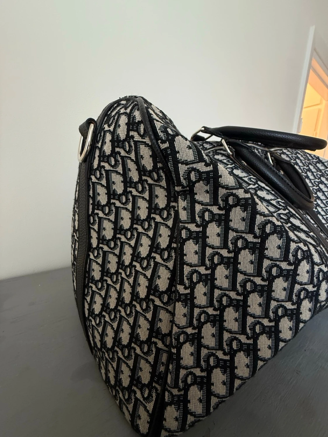 Svartvit Dior weekendbag canvas (EJ ÄKTA)  - 1