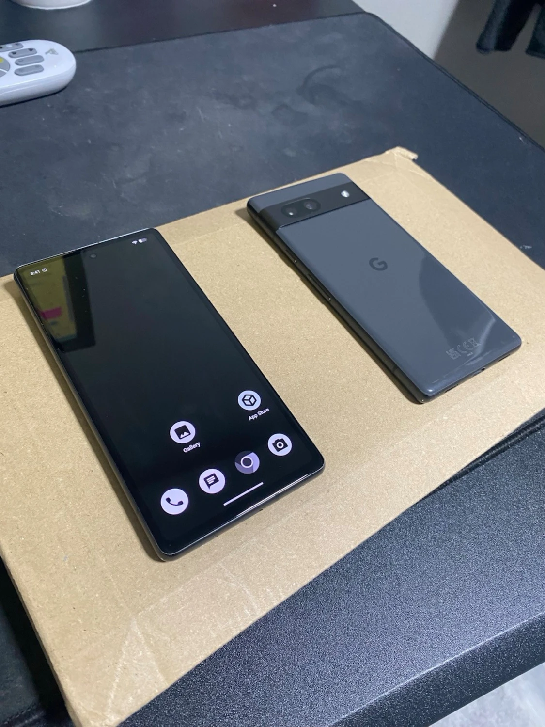 Google Pixel 7a svart KRYPTERAD