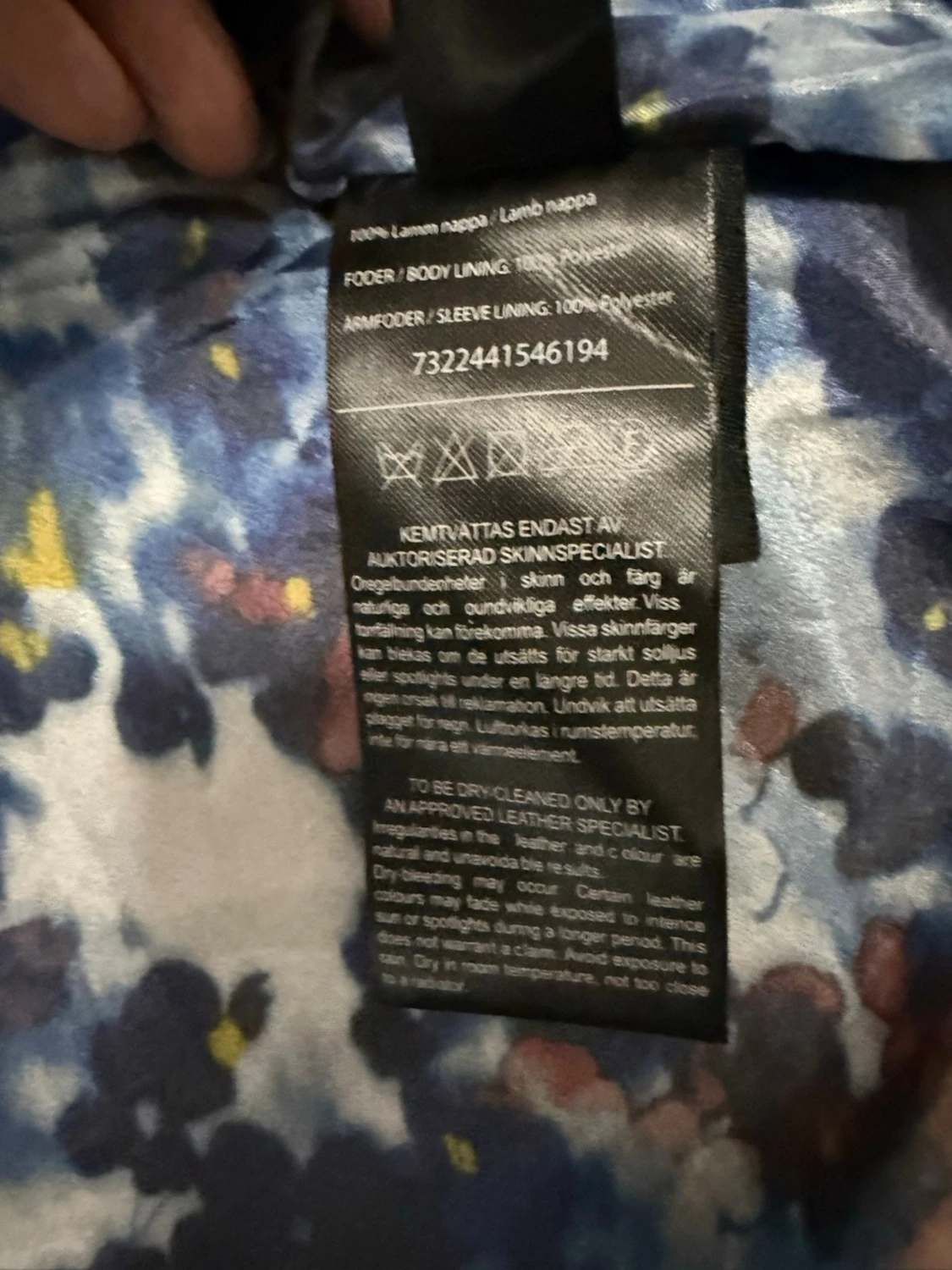 Svart skinnjacka från Gulins - 2