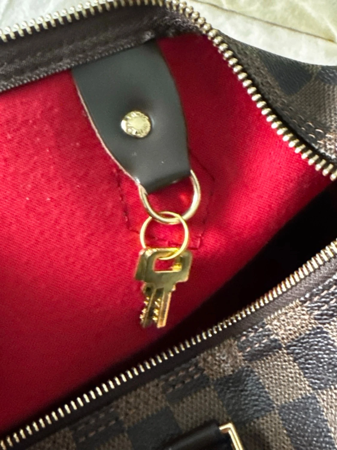  brun Damier handväska - 4