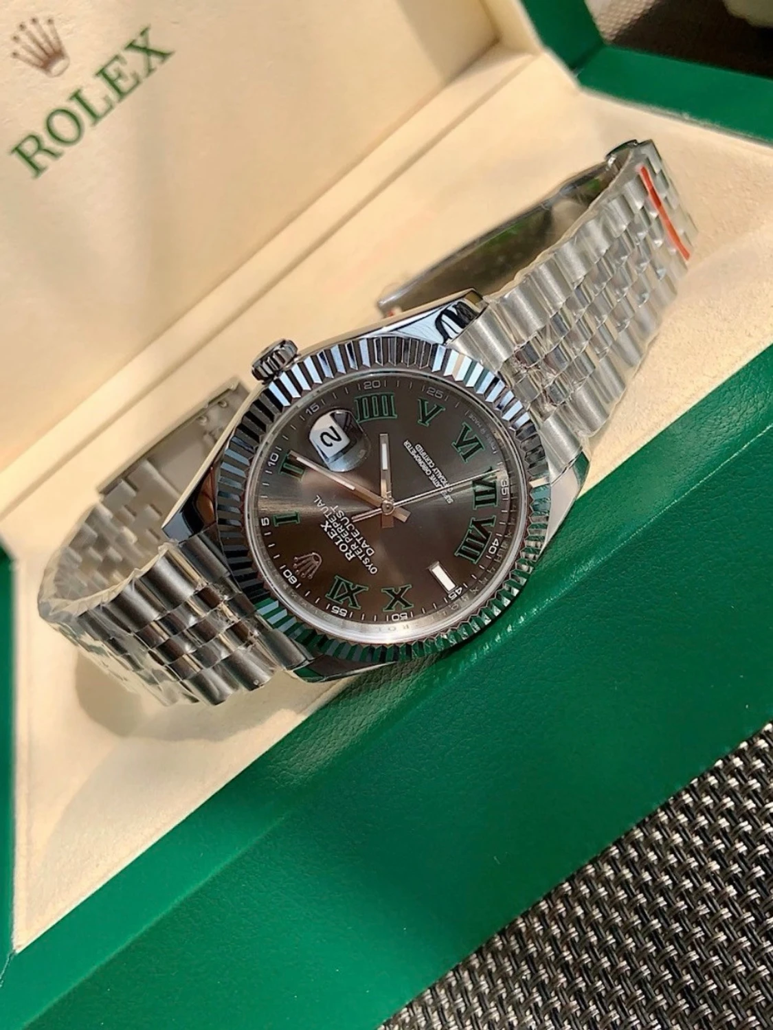 Rox Datejust silver klocka - 1