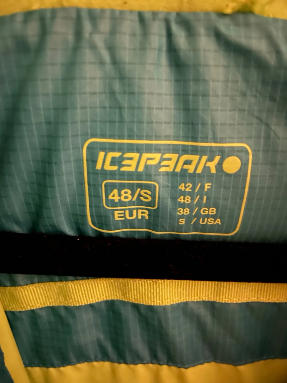 Blå dunjacka från Icepark med huva - 2