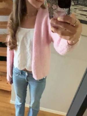 Rosa kofta!! - Superfin och trendig rosa kofta i storlek xs\s💗