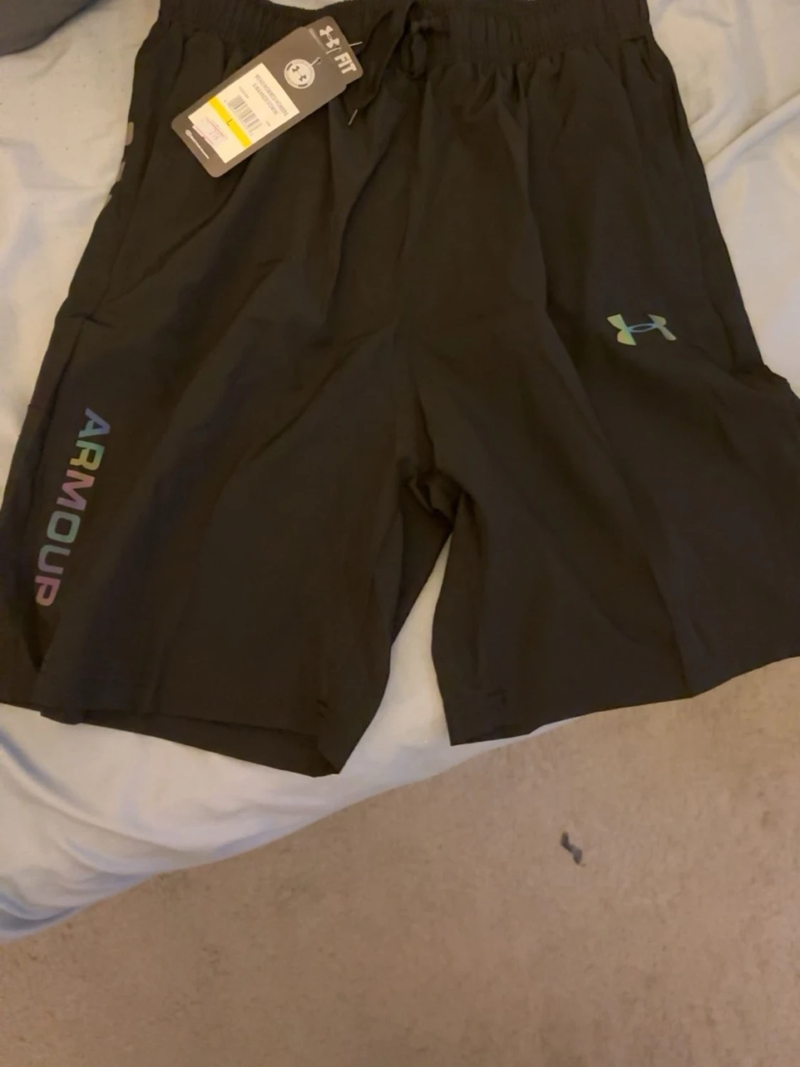 Svart märkes shorts 