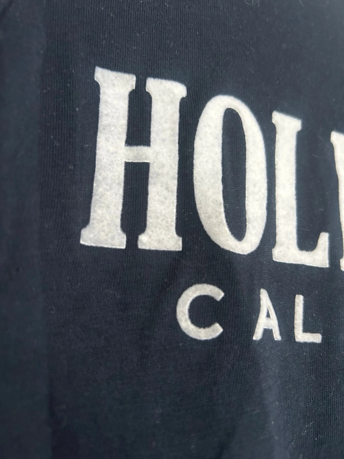Marinblå långärmad topp från Hollister - 1