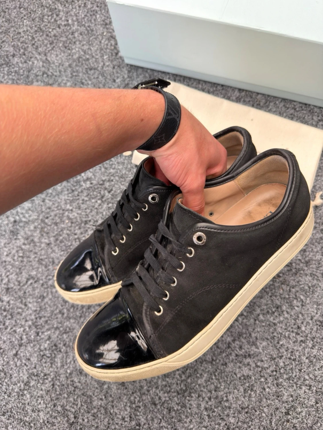 Lanvin uk8 svart - 2