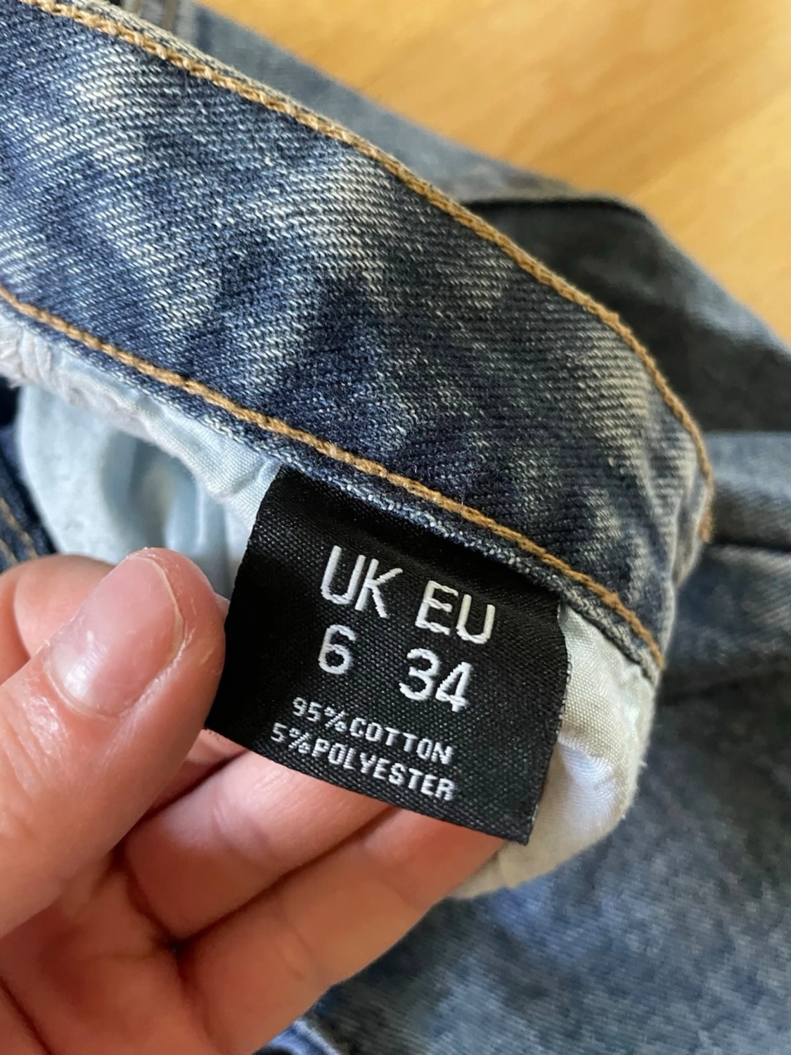Blå raka jeans PrettyLittleThing - 2