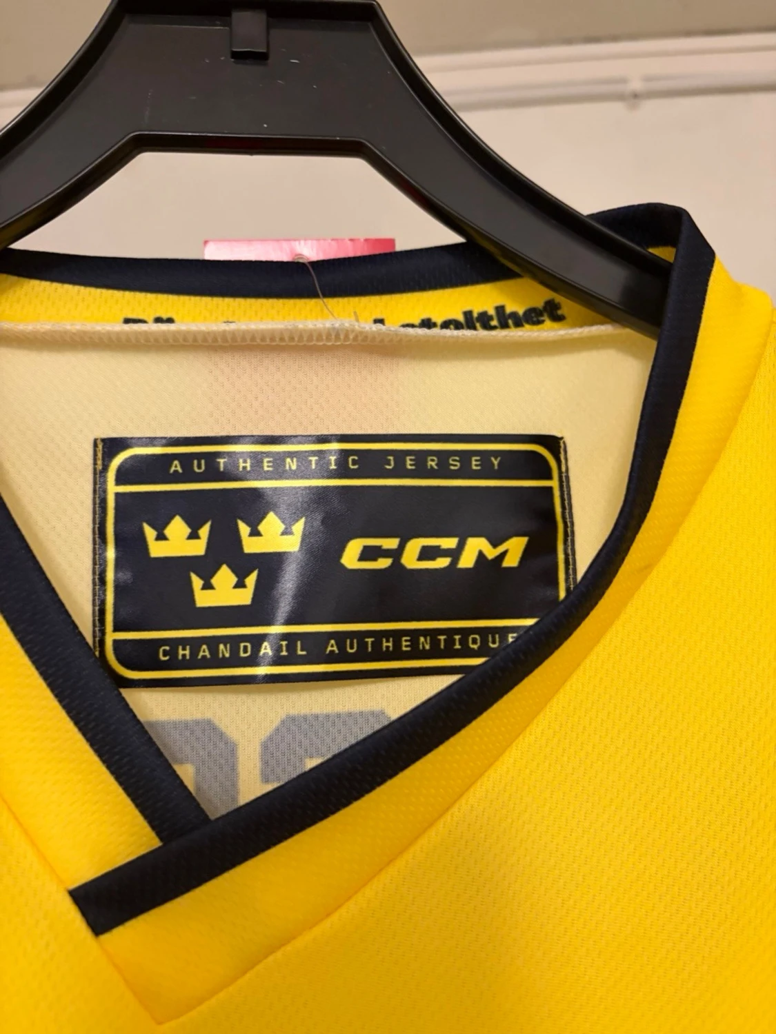 Gul Tre Kronor hockeytröja CCM - 2