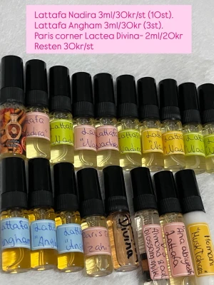 Massa splittar gott och blandat 3-5ml  - Läs på bildern där står dofterna samt priser 🌸 skriv vid intresse kan skapa personliga paket du väljer vilka dofter du vill ha själv ☺️✨🌸eller allt för 400kr 🌸